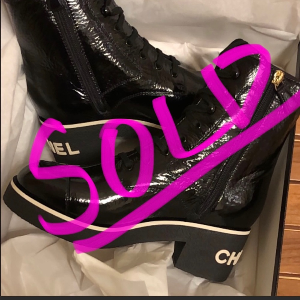 CHANEL Lace Up Boots - Cruise 2020 collection
